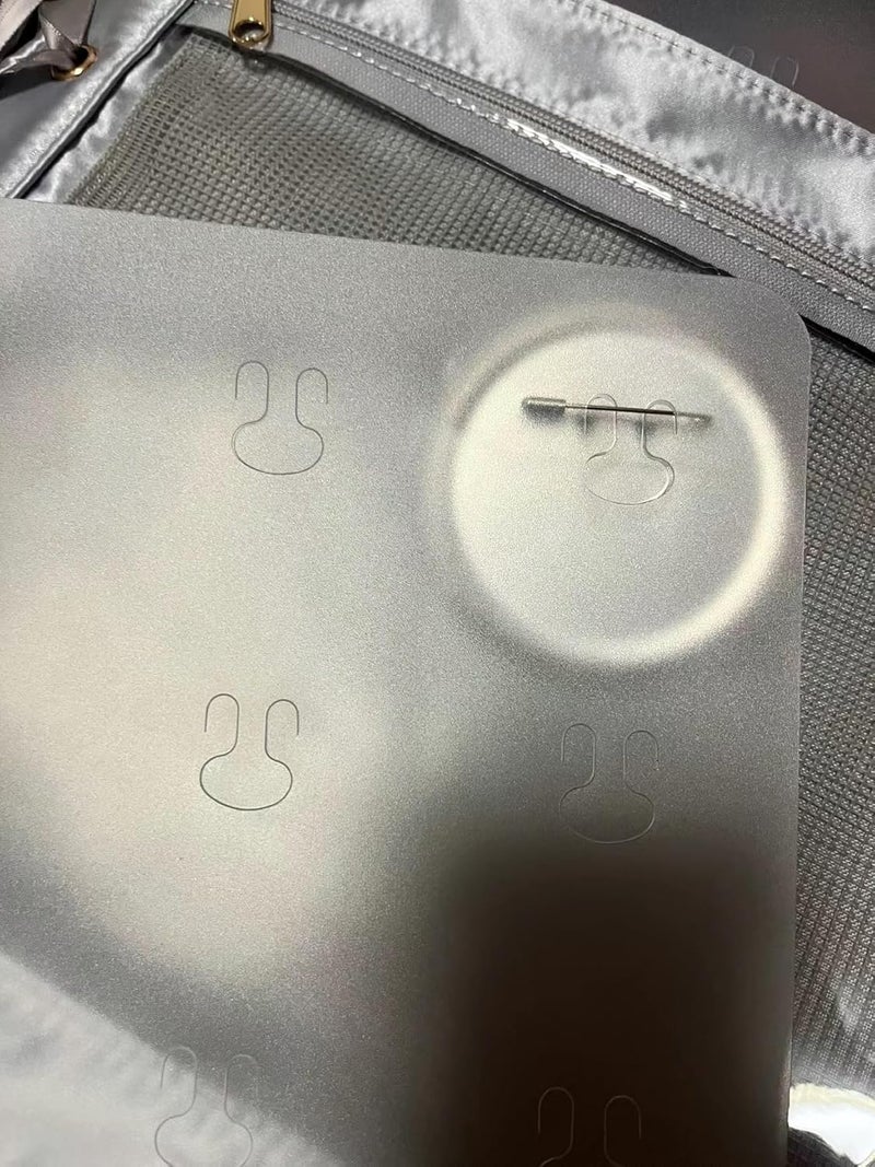 Tomcrazy 2Pack A4 Inserts for Ita Bag Buttons, Pin Holder Display 58mm/2.25 inch 75mm/3 inch Can Badge Board Decorate for Wego Ribbon ITABAG Ita-bags S Size 10.5×7.8inch Clear Window Bag Anime Fans | Line up neatly - Image 5